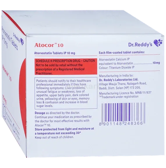 atocor 10mg tablet 15's
